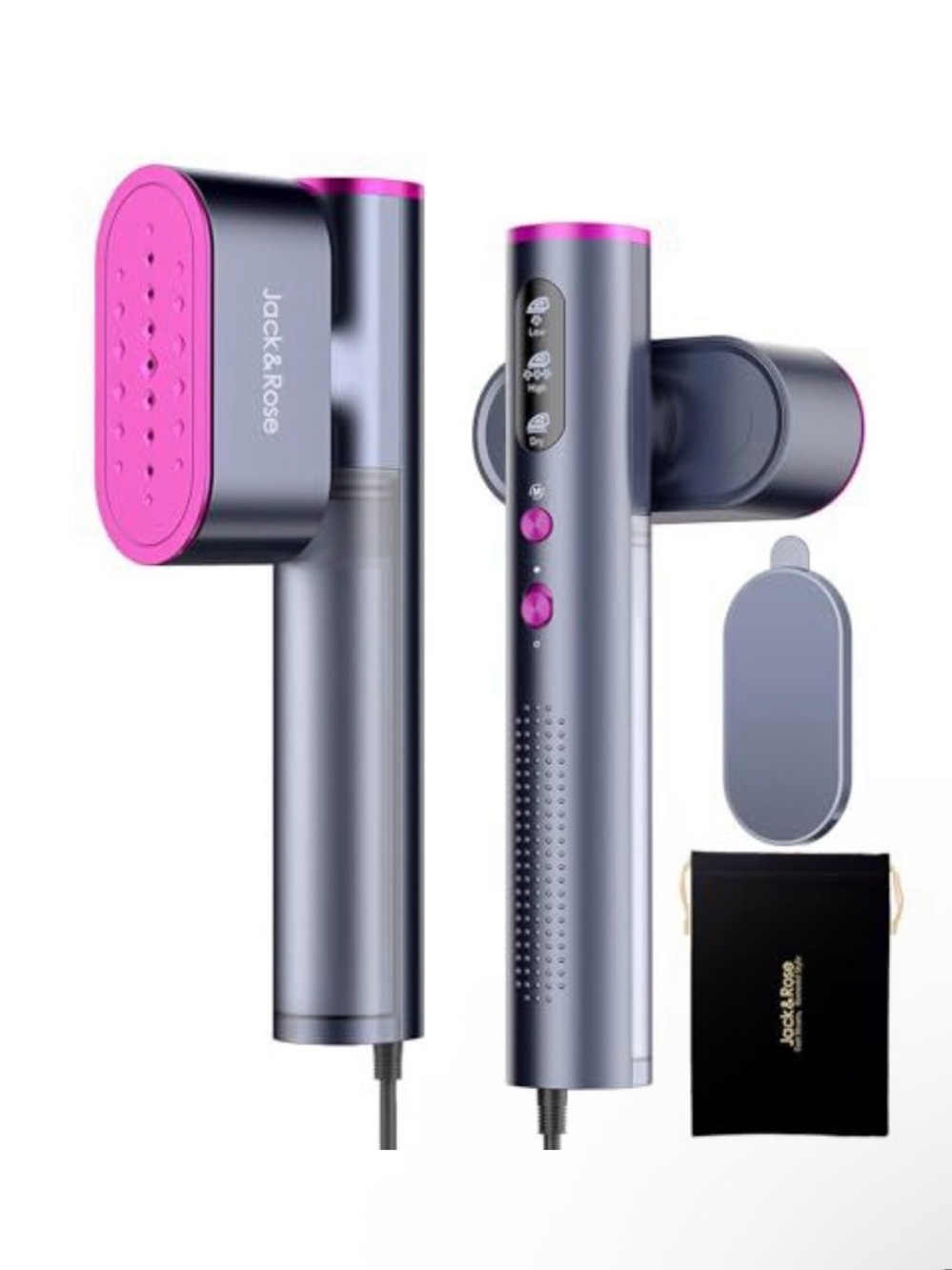 Jack & Rose Handheld Travel Fabric Steamer